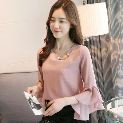 Women Blouses Summer Sexy Womens Lace Basic Shirt Women Flare Sleeve O-neck Blouse Plus Size Camisas Blusas, White
Women Blouses Summer Sexy Womens Lace Basic Shirt Women Flare Sleeve O-neck Blouse Plus Size Camisas Blusas, White