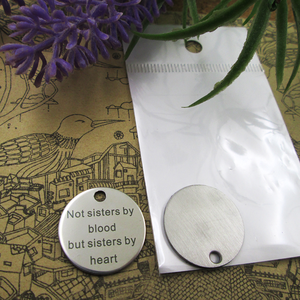 40pcs--"Not sisters by blood"stainless steel charms more style for choosing DIY Charms pendants for necklace
40pcs--"Not sisters by blood"stainless steel charms more style for choosing DIY Charms pendants for necklace