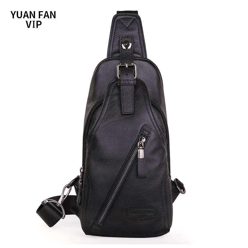 High Quality Genuine Cow Leather Men's Sling Chest Packs Travel Fashion Shoulder Messenger Bag For Men Cross Body Sport Handbags, Black
High Quality Genuine Cow Leather Men's Sling Chest Packs Travel Fashion Shoulder Messenger Bag For Men Cross Body Sport Handbags, Black