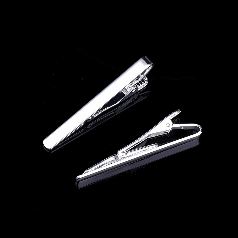 Simple Metal Silver Gold Tie Clip For Men Wedding Necktie Clasp Clip Gentleman Tie Bar Clasp Practical Tie Pin for Men Jewelry Gif