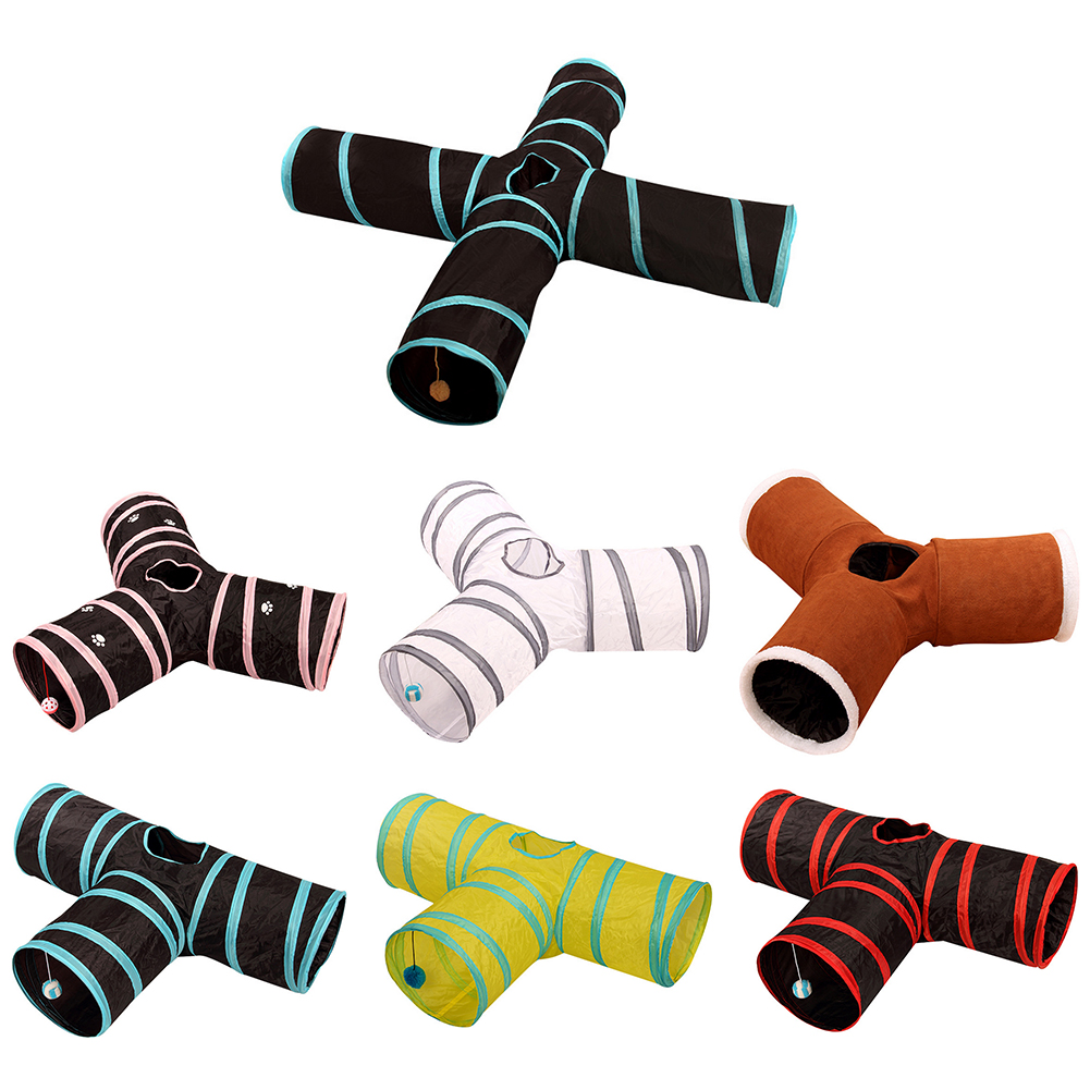 2/3/4 Holes 11 Colors Foldable Pet Cat Tunnel Indoor Outdoor Pet Cat Training Toy for Cat Rabbit Animal Play Tunnel Tube T-joint
2/3/4 Holes 11 Colors Foldable Pet Cat Tunnel Indoor Outdoor Pet Cat Training Toy for Cat Rabbit Animal Play Tunnel Tube T-joint