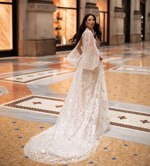 2020 Modest Idaorez Elegant A Line Wedding Dresses Jewel Long Sleeve Tulle Lace Wedding Gowns Sweep Train robe de mariée