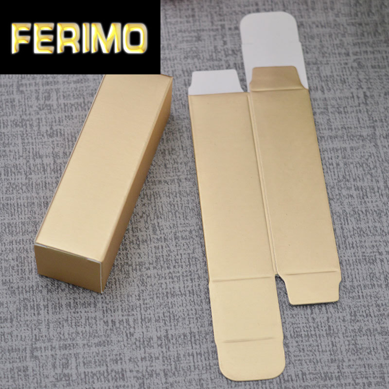 100pcs New Gold Kraft Paper Box 350gsm Cardboard Lipstick Boxes Small Gift Packaging Box Essential oil bottle/Tube Storage
100pcs New Gold Kraft Paper Box 350gsm Cardboard Lipstick Boxes Small Gift Packaging Box Essential oil bottle/Tube Storage