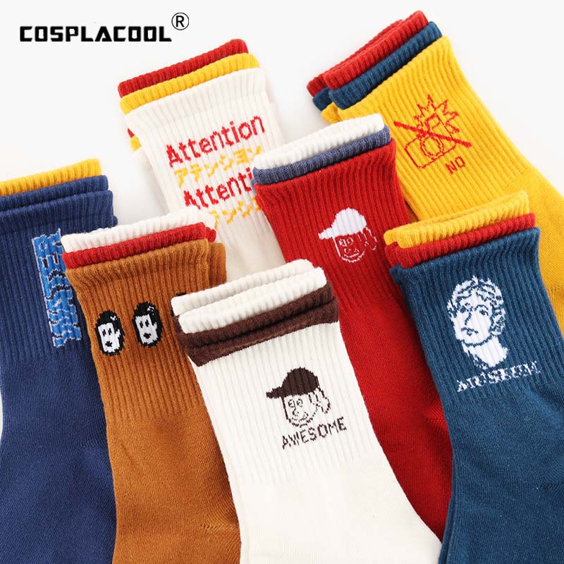 Harajuku Street Creative Hip Hop Unixes Crew Happy Socks Gogh Calcetines Hombre Divertidos Japan Funny Skateboard Socks Men, White lettters socks
Harajuku Street Creative Hip Hop Unixes Crew Happy Socks Gogh Calcetines Hombre Divertidos Japan Funny Skateboard Socks Men, White lettters socks