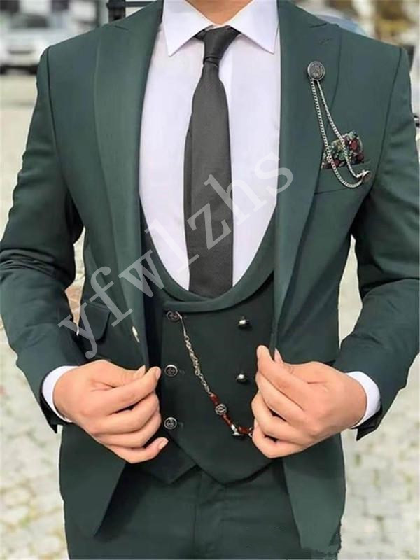 Handsome Groomsmen Peak Lapel Groom Tuxedos Mens Wedding Dress Man Jacket Blazer Prom Dinner 3 Piece Suit(Jacket+Pants+Tie+Vest) B333, Same as image
Handsome Groomsmen Peak Lapel Groom Tuxedos Mens Wedding Dress Man Jacket Blazer Prom Dinner 3 Piece Suit(Jacket+Pants+Tie+Vest) B333, Same as image