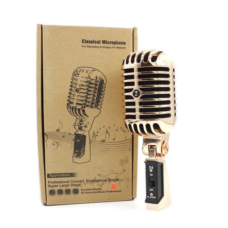Professional Retro Microphone Speaker Jazz/blues Microphone With Metal Mesh Classic Dynamic Wedding Booth Mic
Professional Retro Microphone Speaker Jazz/blues Microphone With Metal Mesh Classic Dynamic Wedding Booth Mic
