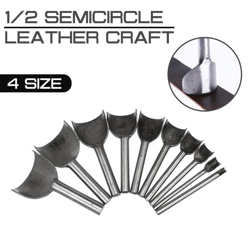 100mm High Carbon Steel for Handicraft Leather Craft 1/2 Semicircle Leather Craft Punch Cutter Tools Belt Wallet Punch Tool
100mm High Carbon Steel for Handicraft Leather Craft 1/2 Semicircle Leather Craft Punch Cutter Tools Belt Wallet Punch Tool