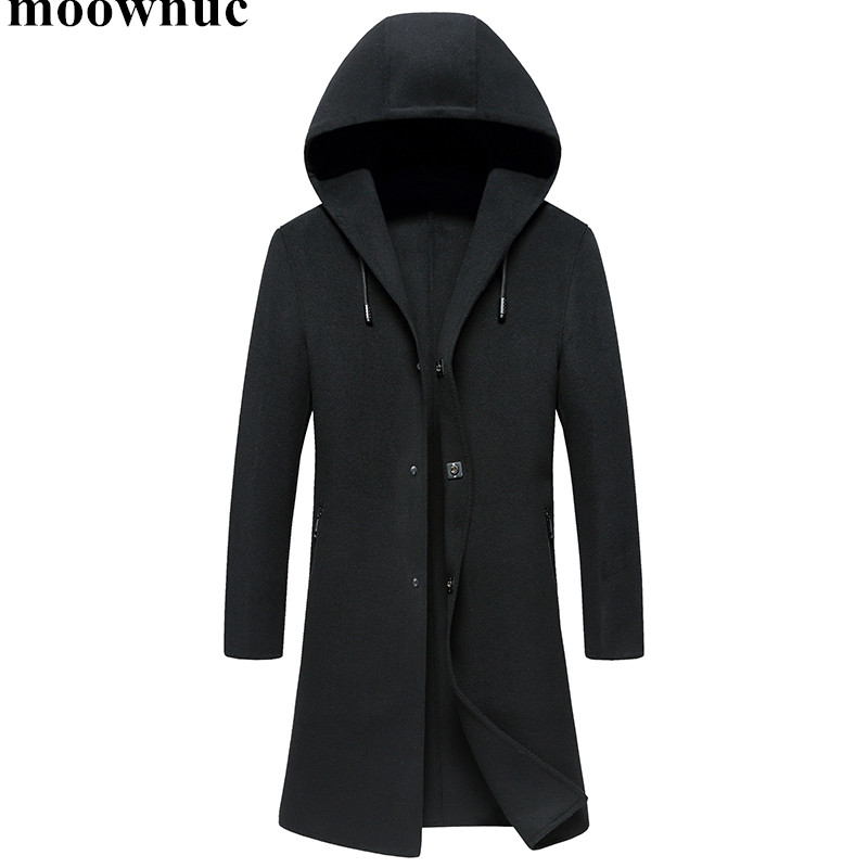 2018 New Autumn Winter Men's Woolen Coats Black Hooded Overcoats Mens Double-faced Windbreakers Men -XXXL Wool Outwear Men
2018 New Autumn Winter Men's Woolen Coats Black Hooded Overcoats Mens Double-faced Windbreakers Men -XXXL Wool Outwear Men