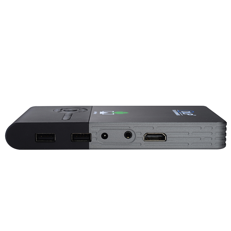 Raypodo Android 7.1 mini projector high definition for home entertainment and business using