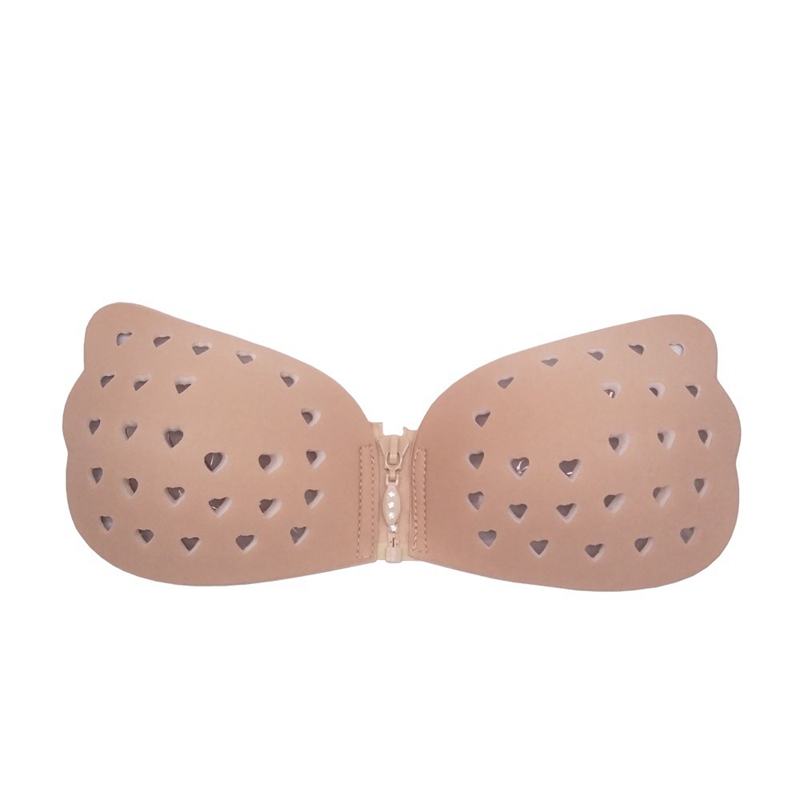 Breathable Breast Pad Butterfly Wings Shape Silicone Push Up Invisible Underwear Seamless Sexy Gather Strapless Bra Almohadilla De Pecho Transpirable