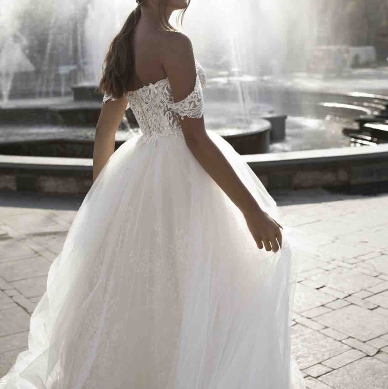 bohemian a line wedding dress off the shoulder lace appliqued country beach boho bridal gowns