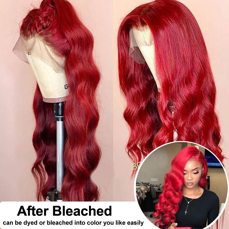 12A Raw Human Hair Body Wave Lace Frontal Wig Remy Brazilian 13x6 Lace Front Wig Straight Lace Front Human Hair Wig