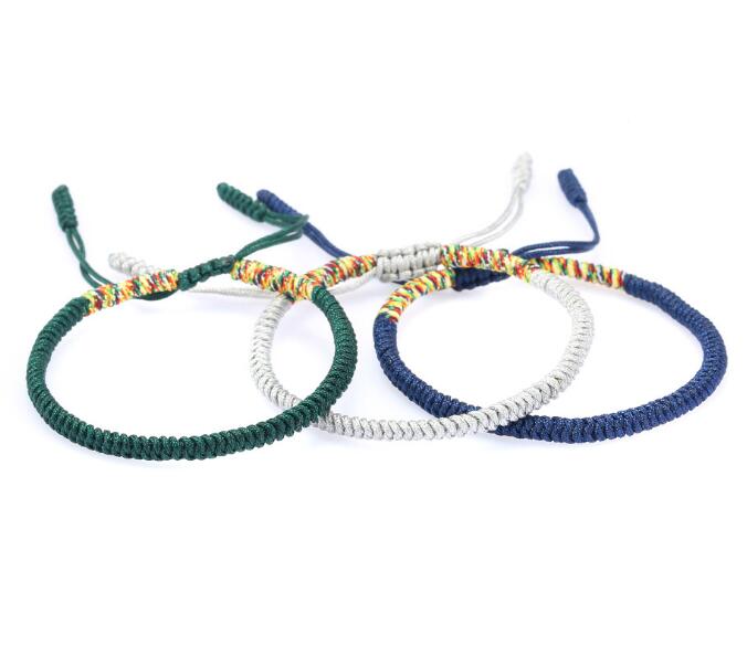 Handmade Red Rope Tibetan Bracelets Tibetan Buddhist Love Lucky Charm Knots Woven Bracelets Jewelry Accessories GB1607