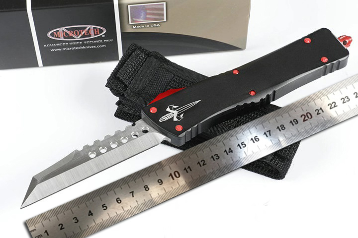 High quality MICRO- TECH Toothed Dragon Automatic knife folding Knife Elmax(Satin) Blade Tactical knife Survival gear knives
High quality MICRO- TECH Toothed Dragon Automatic knife folding Knife Elmax(Satin) Blade Tactical knife Survival gear knives