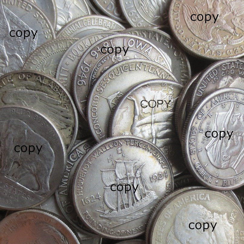 USA 1869 1952 61PCS Mix Date Commemorative Craft Half Dollar Copy Coins Silver Plated Promotion nice home Accessories
USA 1869 1952 61PCS Mix Date Commemorative Craft Half Dollar Copy Coins Silver Plated Promotion nice home Accessories