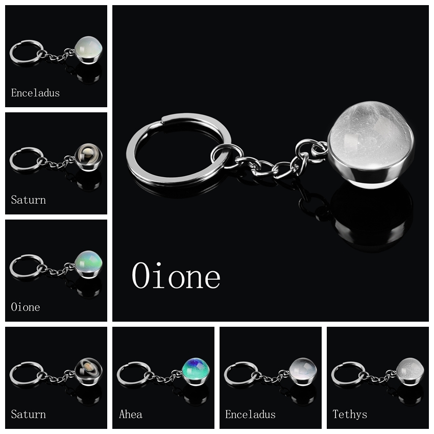 Fashion Planet Saturn Double Side Glass Ball Keychain Silver Car Keyring Charm Personality Astronomy Jewelry For Men Women Gift
Fashion Planet Saturn Double Side Glass Ball Keychain Silver Car Keyring Charm Personality Astronomy Jewelry For Men Women Gift