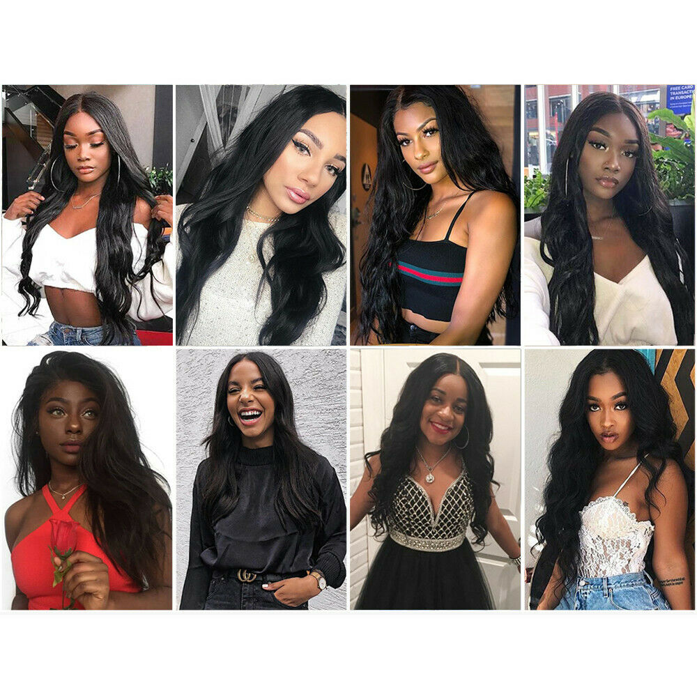 10A Body Wave Human Hair Wigs Pre Plucked Lace Frontal Wigs with Baby Hair