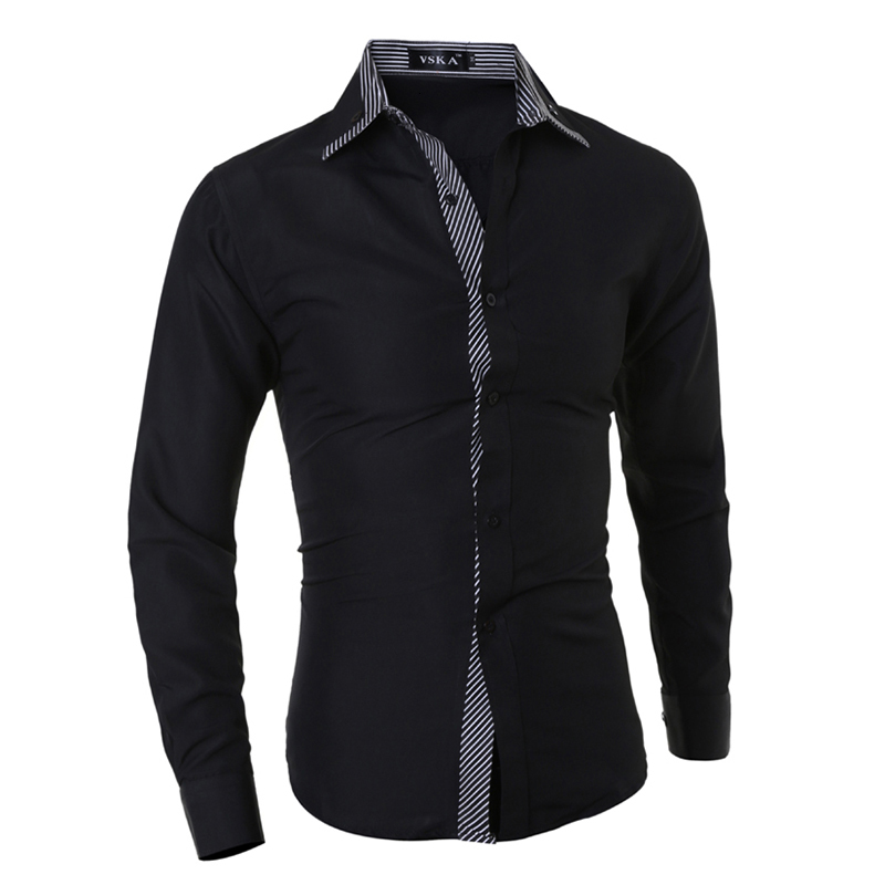 American European fashion designer men slim fit long-sleeved shirts stripes patchwork man tops low price wholesale, Hzhs006a
American European fashion designer men slim fit long-sleeved shirts stripes patchwork man tops low price wholesale, Hzhs006a