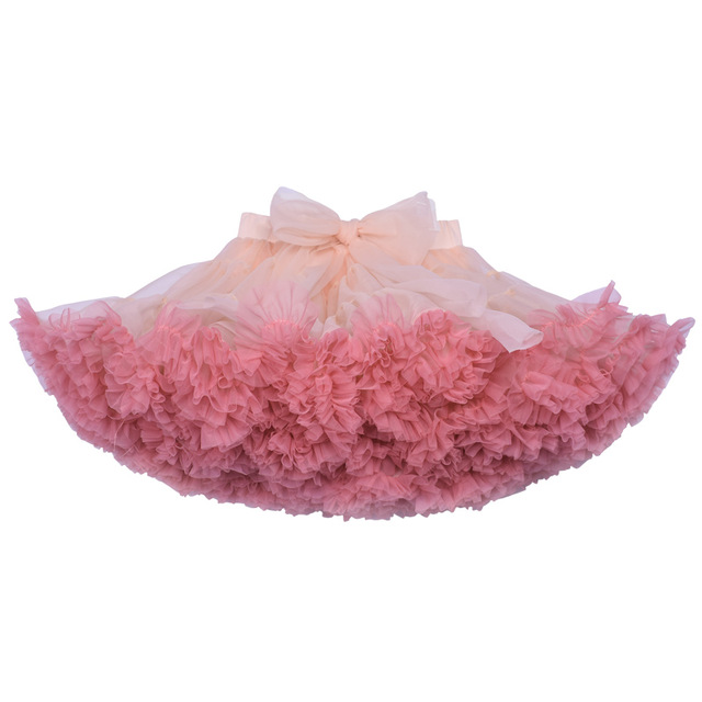 Girls tutu skirt extra fluffy pettiskirt princess soft tulle kids girl party dance skirts 1-10 Years baby