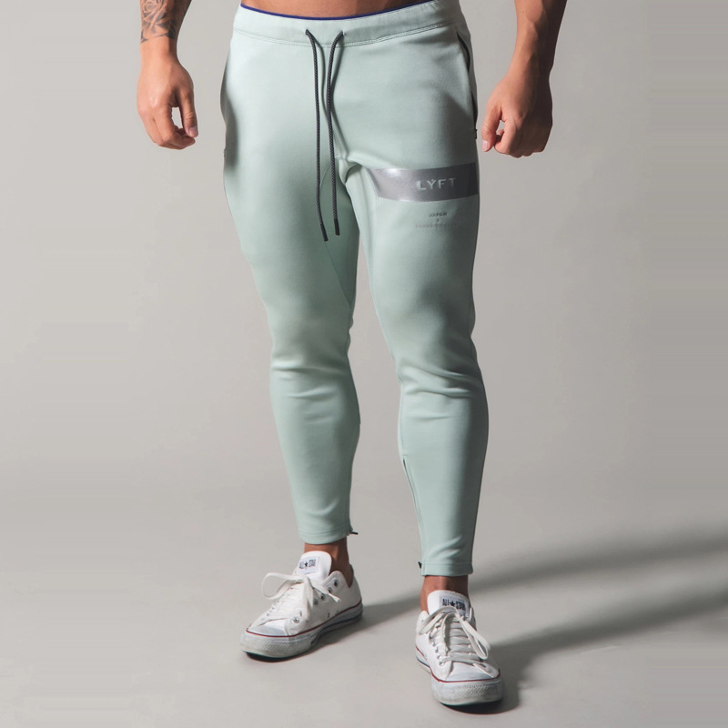 2020 pants men's sports jogging pants men's gym fitness training fitness cotton slim trousers, Black
2020 pants men's sports jogging pants men's gym fitness training fitness cotton slim trousers, Black