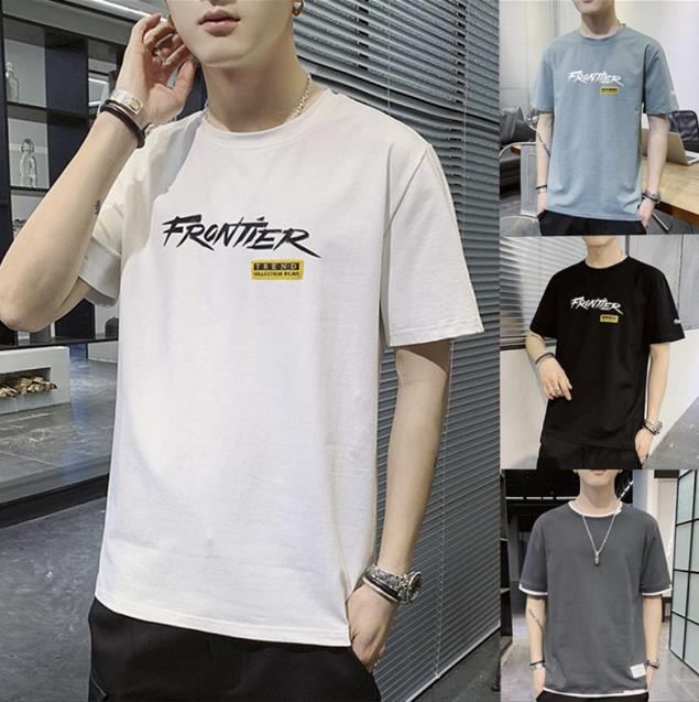 2020 new summer short-sleeved t-shirt male Korean youth cotton round neck half-sleeved shirt men's T blood bottoming shirt tide Size M, Customize
2020 new summer short-sleeved t-shirt male Korean youth cotton round neck half-sleeved shirt men's T blood bottoming shirt tide Size M, Customize