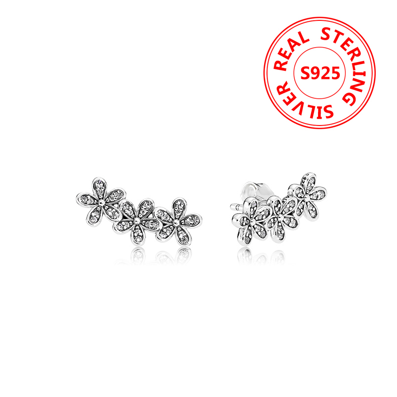 Sparkling Daisy Stud Earring Ear ring for Pandora 925 Sterling Silver Women Jewelry flowers Earrings with Original box set
Sparkling Daisy Stud Earring Ear ring for Pandora 925 Sterling Silver Women Jewelry flowers Earrings with Original box set