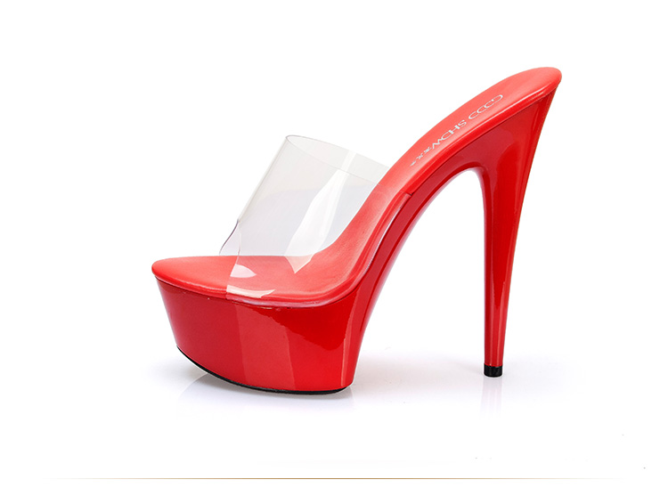 High Quality Big Yards Slipper 34-44 Women Shoes Slides Ultra-high-heeled 15cm Platform Wedding Shoe Stransparent Slippers, Black 
High Quality Big Yards Slipper 34-44 Women Shoes Slides Ultra-high-heeled 15cm Platform Wedding Shoe Stransparent Slippers, Black