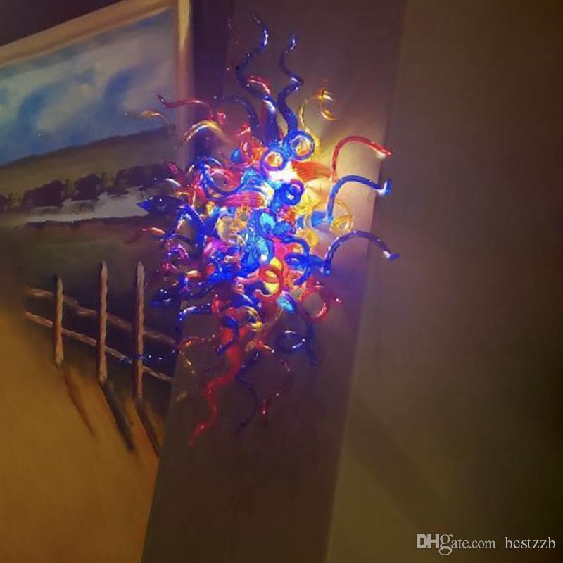 Custom Mini Colors Hand Blown Glass Italian Style Wall Sconce Murano Mouth Blowing Art Wall Decoration Lights
Custom Mini Colors Hand Blown Glass Italian Style Wall Sconce Murano Mouth Blowing Art Wall Decoration Lights