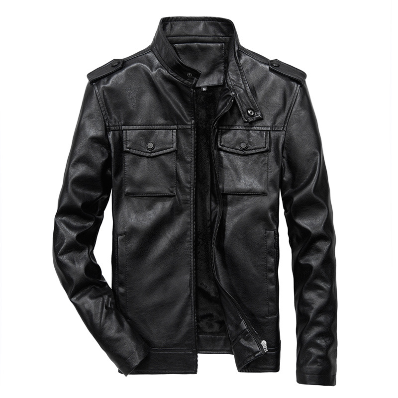 Oversize 3XL-6XL Loose PU Motorcycle Clothing Men Casual Spring New Faux Leather Jacket Stand Collar Coat Outwear With Epaulets, Black
Oversize 3XL-6XL Loose PU Motorcycle Clothing Men Casual Spring New Faux Leather Jacket Stand Collar Coat Outwear With Epaulets, Black