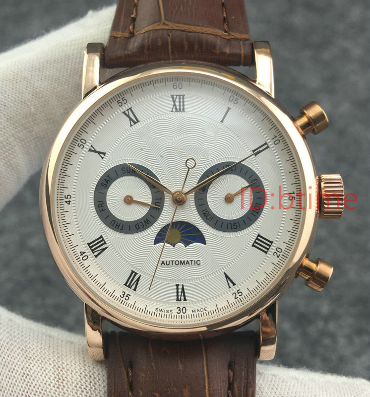 New 2813 Automatic Leather Top Sports Men's Mechanical Stainless Steel Watch Business mens Self-wind Watches wristwatches, Pp 7
New 2813 Automatic Leather Top Sports Men's Mechanical Stainless Steel Watch Business mens Self-wind Watches wristwatches, Pp 7