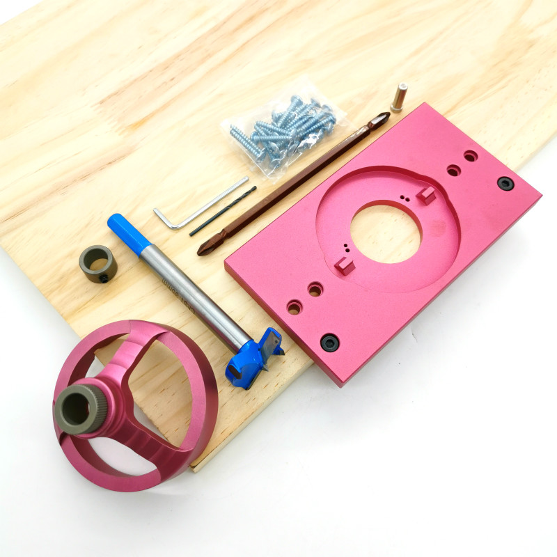 Aluminum Alloy Concealed 35MM Cup Style Hinge Jig Boring Hole Drill Guide w/ Forstner Bit Wood Puncher Locator Woodworking Tools
Aluminum Alloy Concealed 35MM Cup Style Hinge Jig Boring Hole Drill Guide w/ Forstner Bit Wood Puncher Locator Woodworking Tools