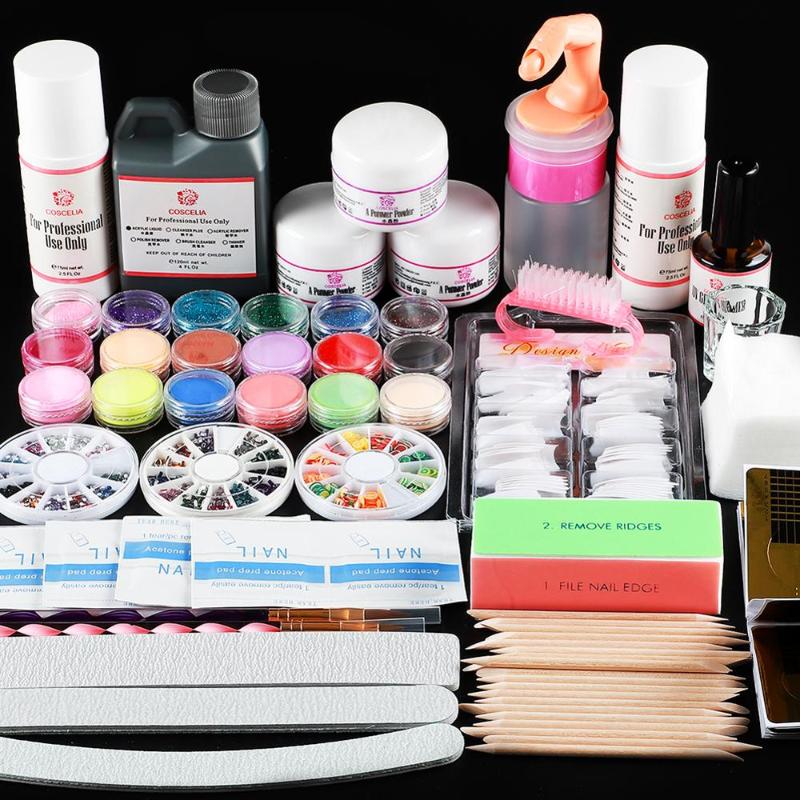 Pro Acrylic Nail Kit Manicure Set Acrylic Power Liquid Glitter Nail Tips File Brush Decoration Art Tools Kit For Manicure
Pro Acrylic Nail Kit Manicure Set Acrylic Power Liquid Glitter Nail Tips File Brush Decoration Art Tools Kit For Manicure