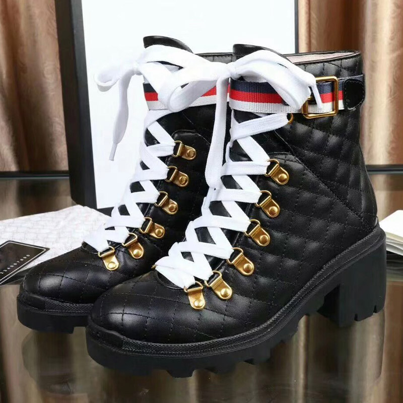 Woman's Leather shoes Lace up Ribbon belt buckle ankle boots factory direct female rough heel round head autumn winter Martin Boots SIZE35-4
Woman's Leather shoes Lace up Ribbon belt buckle ankle boots factory direct female rough heel round head autumn winter Martin Boots SIZE35-4