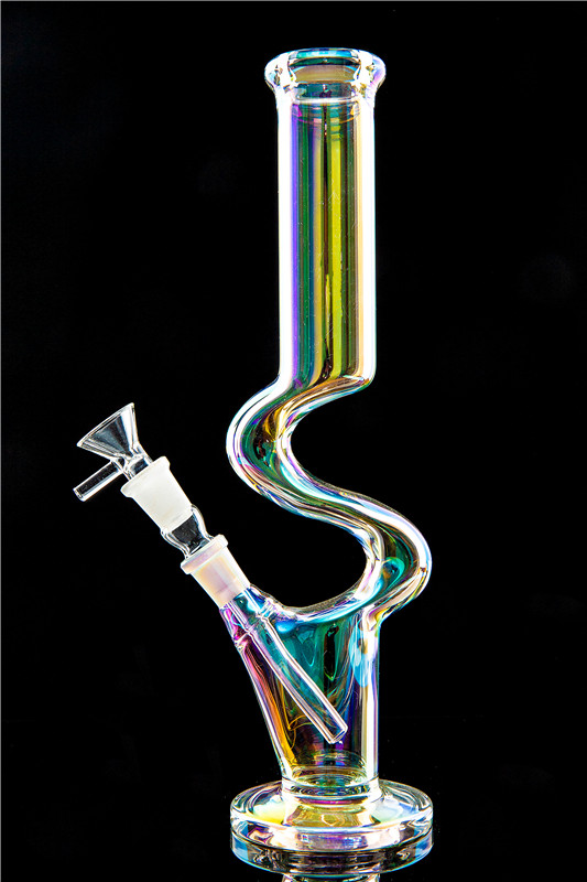 12 Inch S shape Beaker Glass Bongs hookah dab rigs Water Pipes shisha with downstem and bowl
12 Inch S shape Beaker Glass Bongs hookah dab rigs Water Pipes shisha with downstem and bowl