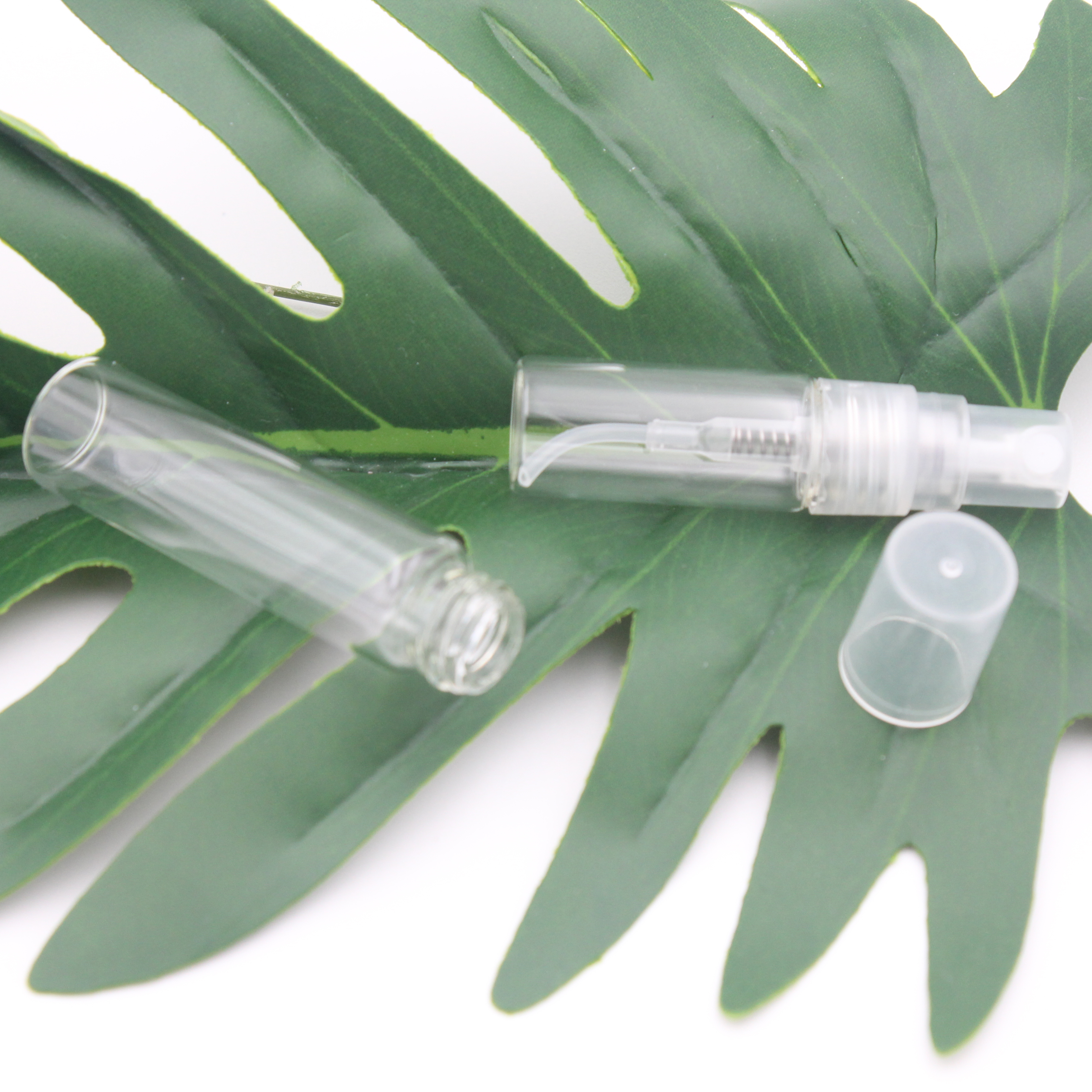 2ml 3ml 5ml Transparent Mini Spray Bottle Empty Clear Refillable Travel Perfume Atomizer Portable Glass Vials