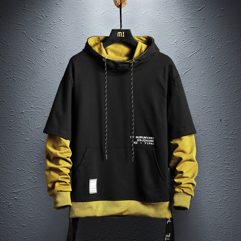 Hoodie Sweatshirt Mens Hip Hop Pullover Hoodies Streetwear Casual Fashion Clothes Hipster Spring 2019 Cotton RS-292MX191011