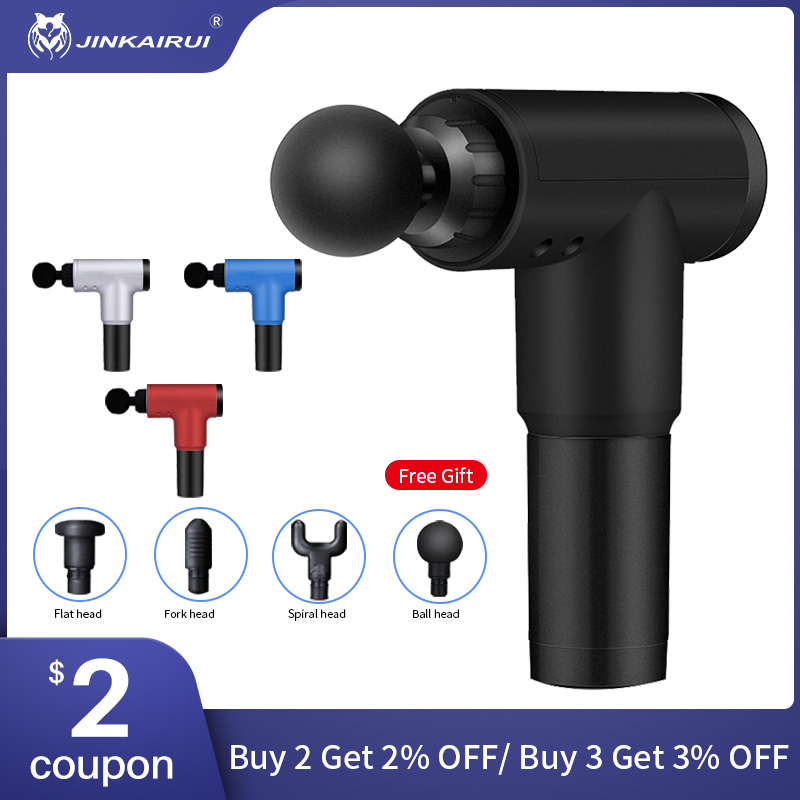 Jinkairui 4 Heads Massage Fascial Gun Deep Body Sport Therapy Relief Body Shaping Slimming Relaxation Massagea
Jinkairui 4 Heads Massage Fascial Gun Deep Body Sport Therapy Relief Body Shaping Slimming Relaxation Massagea
