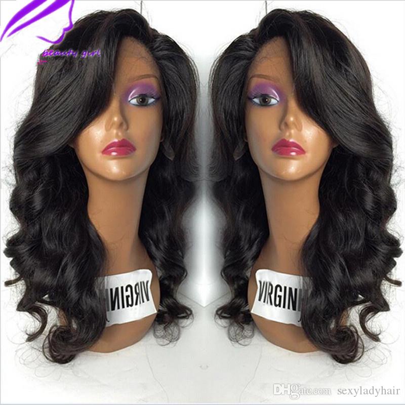 Japanese Heat Resistant Fiber Wigs Synthetic Wavy Lace Front Wig With Baby Hairs Glueless Lace Wigs for Black Woman