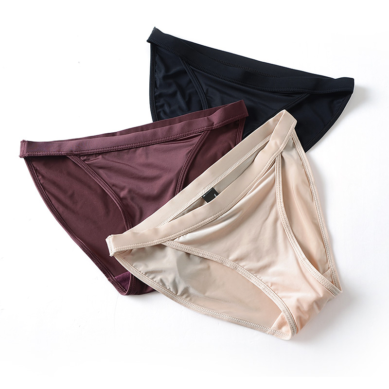 Ice Silk Seamless Women Underpants Sexy Low-waist G-string Female Underwear Solid Comfortable Ladies Panties Femme Intimates, Black
Ice Silk Seamless Women Underpants Sexy Low-waist G-string Female Underwear Solid Comfortable Ladies Panties Femme Intimates, Black