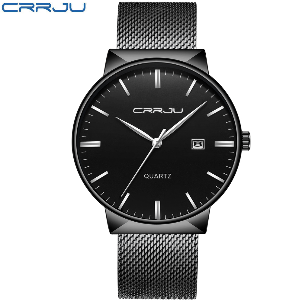 cwp 2021 CRRJU Fashion Casual Quartz Watch Men Classic business Luxury Wrist Stainless Steel Relogio Masculino Mens Watches, Slivery;brown
cwp 2021 CRRJU Fashion Casual Quartz Watch Men Classic business Luxury Wrist Stainless Steel Relogio Masculino Mens Watches, Slivery;brown