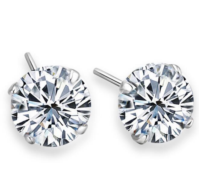 Wholesale Women Classic design Jewelry designer earrings 925 Sterling Silver Crystal Diamond Womens Stud earrings A0149
Wholesale Women Classic design Jewelry designer earrings 925 Sterling Silver Crystal Diamond Womens Stud earrings A0149