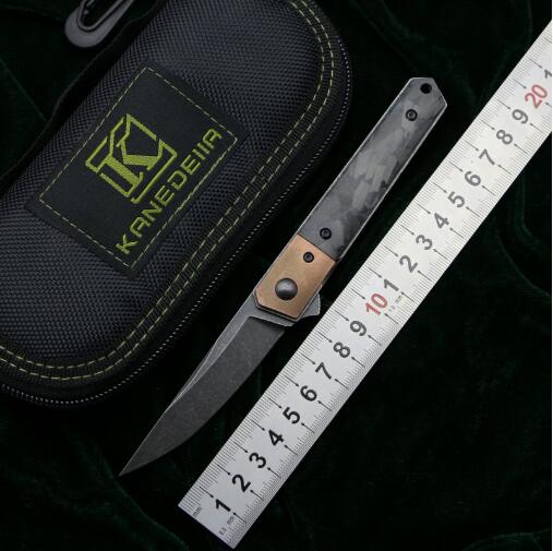 Mini Kwaiken Flipper Knife N690 blade Titanium Copper/Marble CF handle camping hunting kitchen fruit Knives EDC tools
Mini Kwaiken Flipper Knife N690 blade Titanium Copper/Marble CF handle camping hunting kitchen fruit Knives EDC tools