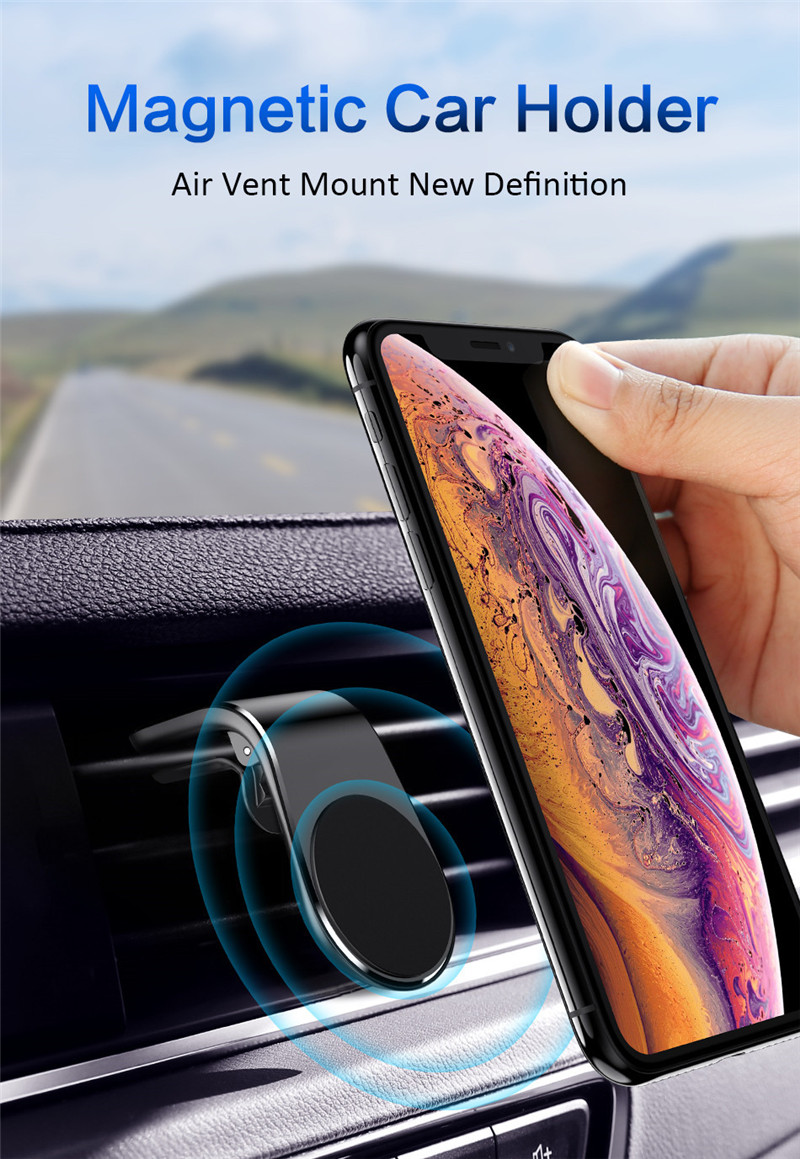 TOTTIDAY L-Shape Air Vent Smartphones Bracket Stand Magnet Cellphone Holder Magnetic Suction Car Mount Mobile Phone Holder
TOTTIDAY L-Shape Air Vent Smartphones Bracket Stand Magnet Cellphone Holder Magnetic Suction Car Mount Mobile Phone Holder