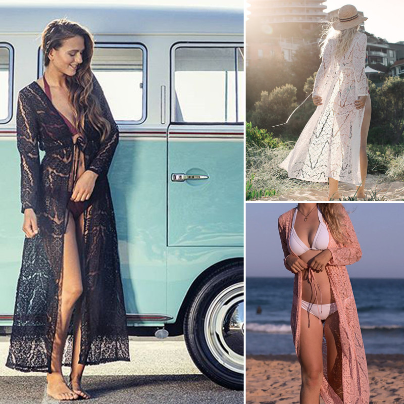Womens Cover Up Cardigan Coat Long Sleeve Lace Up Solid Color Sheer Lace Floral Loose Shawl Beach Cardigan Fashion Summer Womens, Black
Womens Cover Up Cardigan Coat Long Sleeve Lace Up Solid Color Sheer Lace Floral Loose Shawl Beach Cardigan Fashion Summer Womens, Black