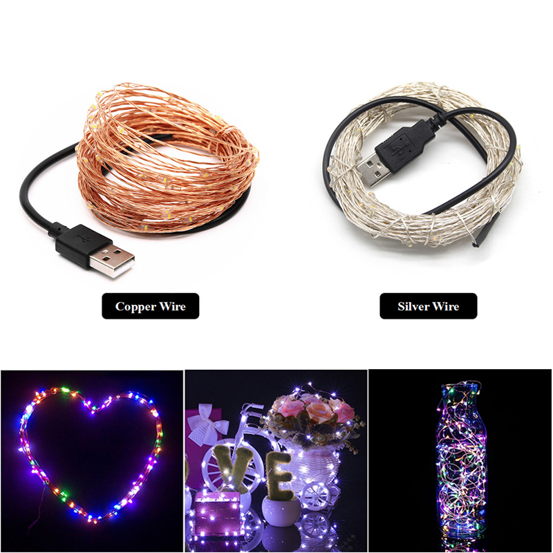 USB LED String Light 10M 100leds Sliver Long Life 5V Christmas Holiday Wedding Party Decor Festival Fairy Lamp
USB LED String Light 10M 100leds Sliver Long Life 5V Christmas Holiday Wedding Party Decor Festival Fairy Lamp