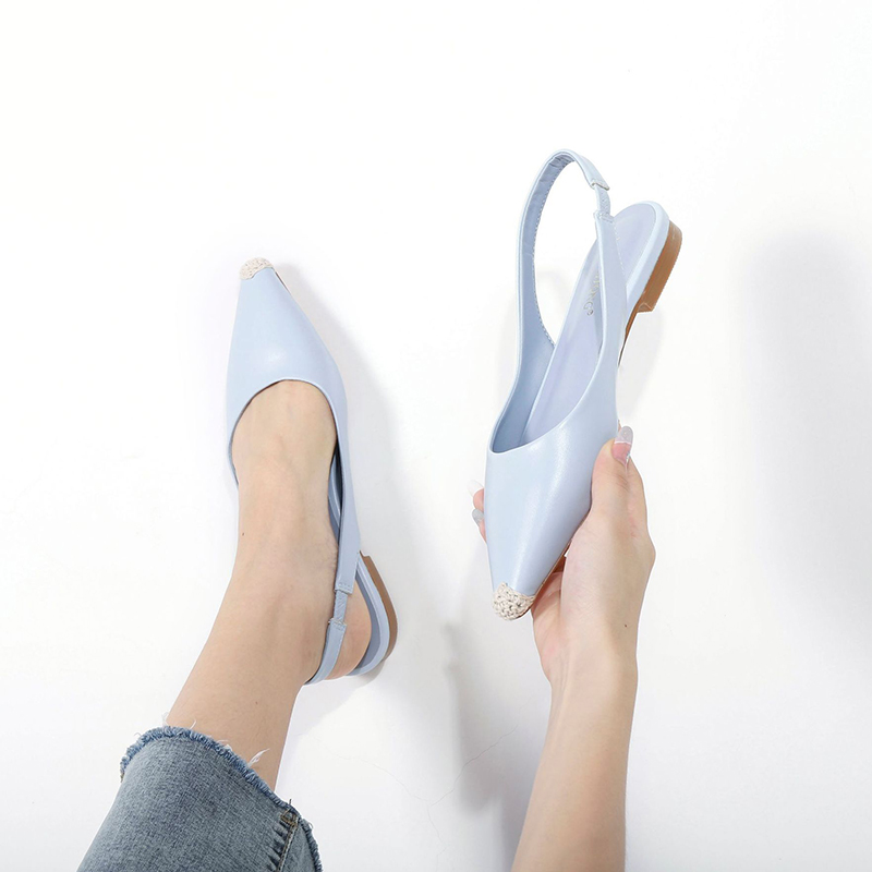 fabric/pu cane knitted cover toe sadnalias mujer elastic back band flats slippers concise non-slip pointy toe sandals women, Beige
fabric/pu cane knitted cover toe sadnalias mujer elastic back band flats slippers concise non-slip pointy toe sandals women, Beige