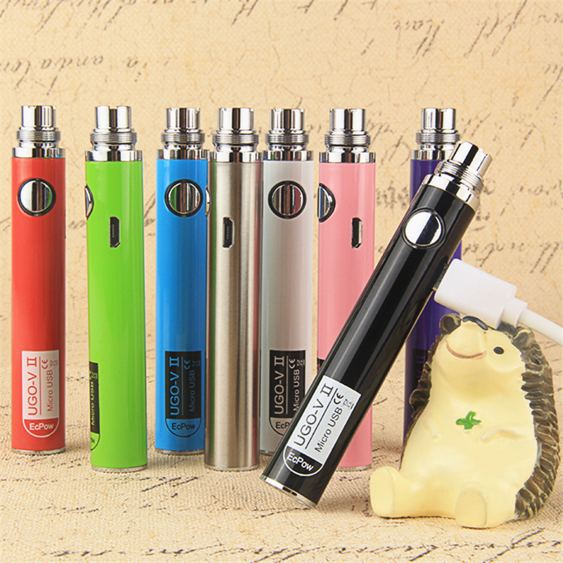 Original Ecpow UGO V II Battery E Cigarette Batteries UGO-V II 650 900 mAh USB Passthrough Vape with USB Cable Fit 510 Thread CE3 Atomizers
Original Ecpow UGO V II Battery E Cigarette Batteries UGO-V II 650 900 mAh USB Passthrough Vape with USB Cable Fit 510 Thread CE3 Atomizers