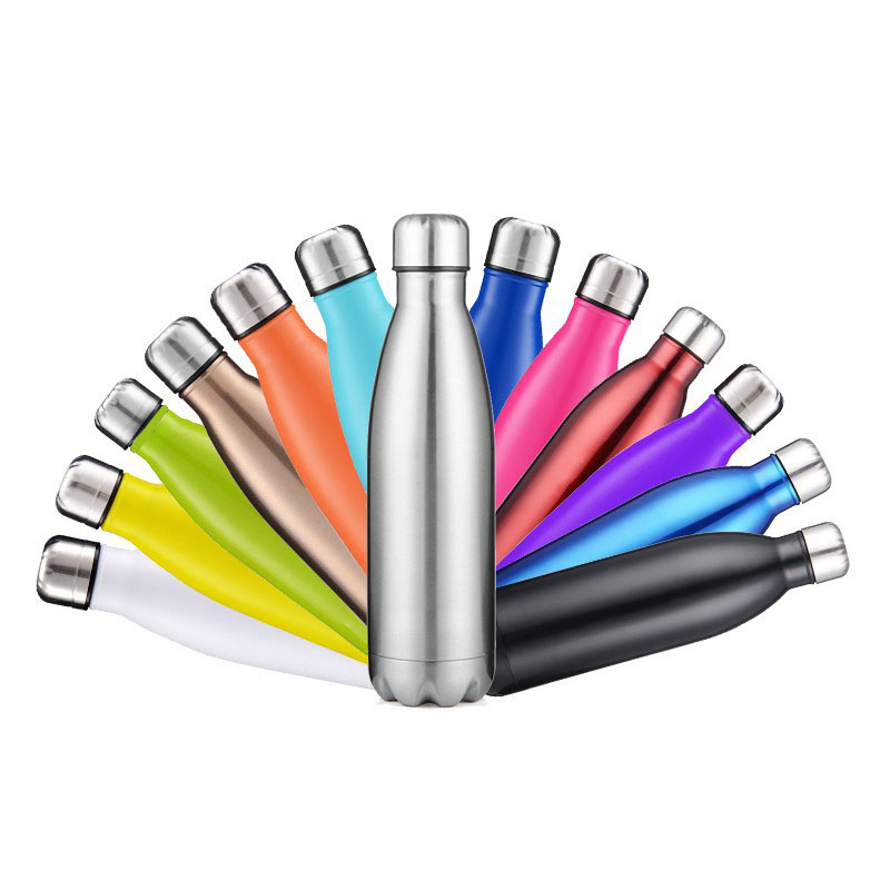 500ML Cola Shaped water bottle Vacuum Insulated Travel Water Bottle Stainless Steel Vacuum Flask Cup Sports Bicycle Water Bottles, Multicolor
500ML Cola Shaped water bottle Vacuum Insulated Travel Water Bottle Stainless Steel Vacuum Flask Cup Sports Bicycle Water Bottles, Multicolor