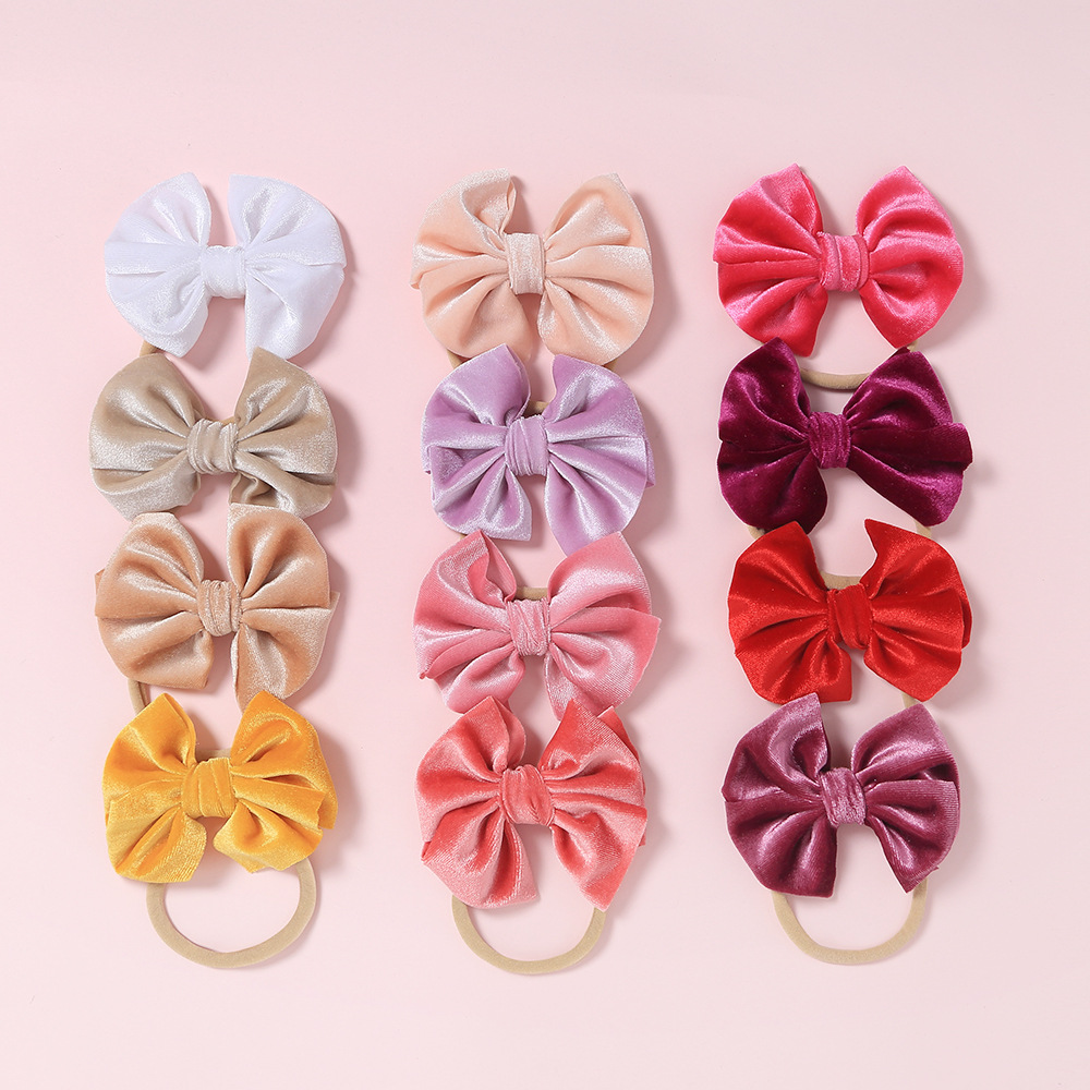 21 Color Newborn Hair Band Child Pure Color Velvet Bow Headband Headband Girl Hair Accessories P104, Remark color
21 Color Newborn Hair Band Child Pure Color Velvet Bow Headband Headband Girl Hair Accessories P104, Remark color