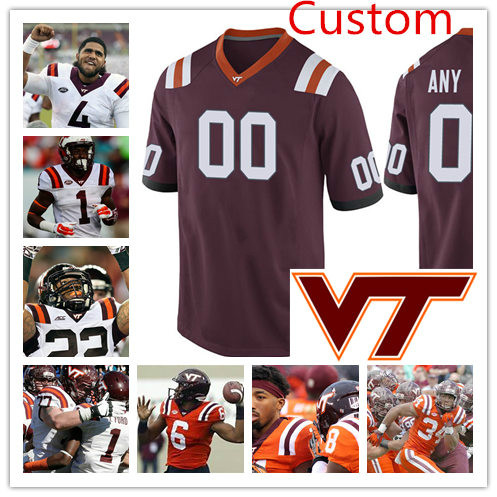 Mens Custom VIRGINIA TECH HOKIES Football Jersey Tremaine Edmunds Cam Phillips Josh Jackson Tim Settle Brandon Facyson Wyatt Teller Jersey, Black;red
Mens Custom VIRGINIA TECH HOKIES Football Jersey Tremaine Edmunds Cam Phillips Josh Jackson Tim Settle Brandon Facyson Wyatt Teller Jersey, Black;red